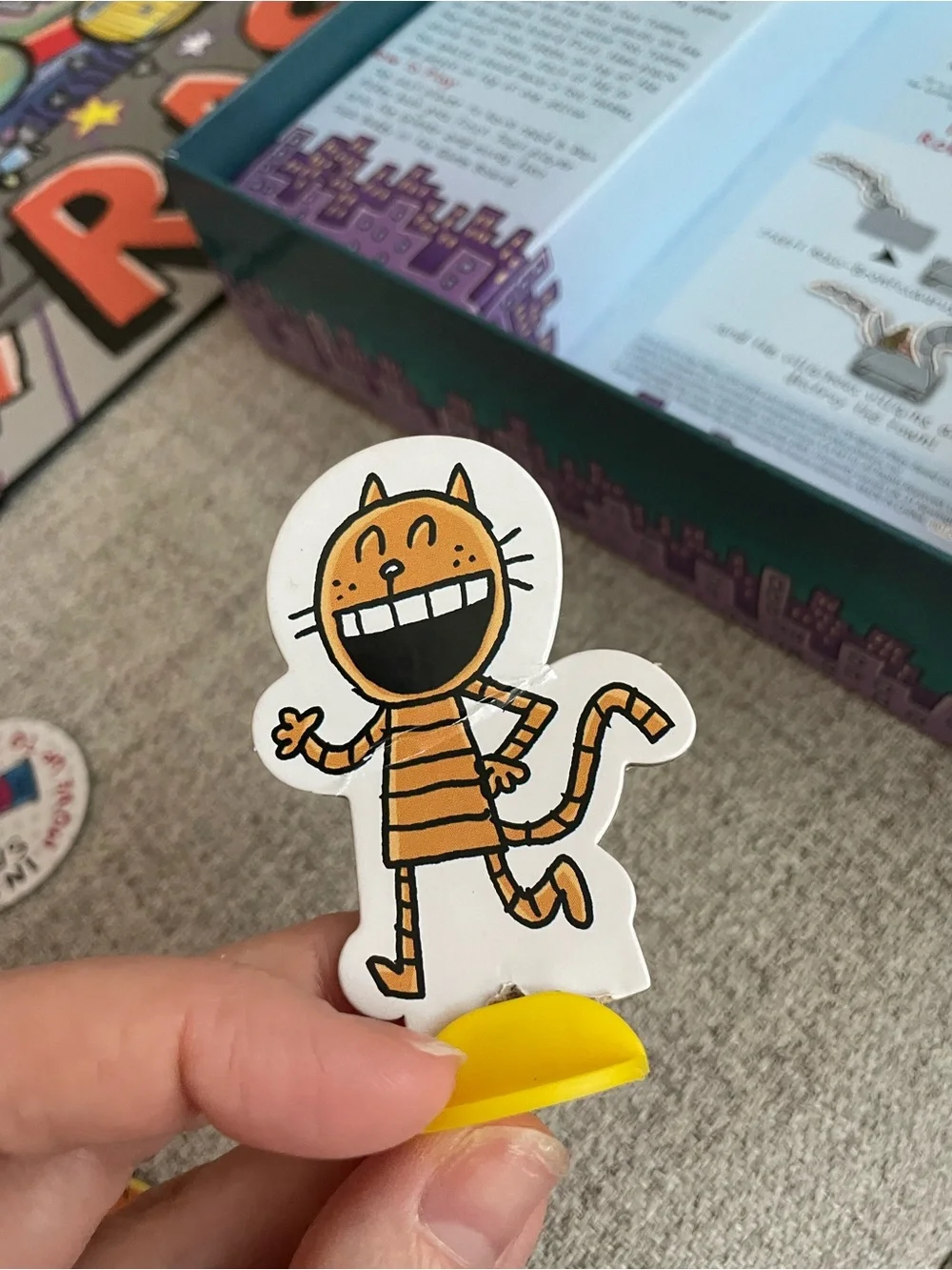 Dog Man Attack of the Fleas Board Game - Colorful Illustration